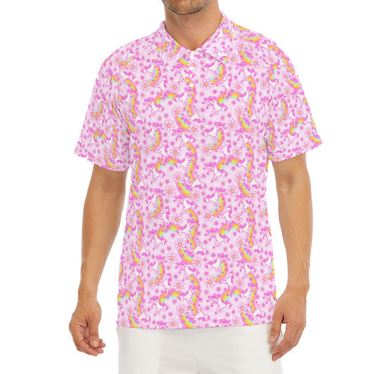 Unicorn Rainbows - Men's Polo Shirt
