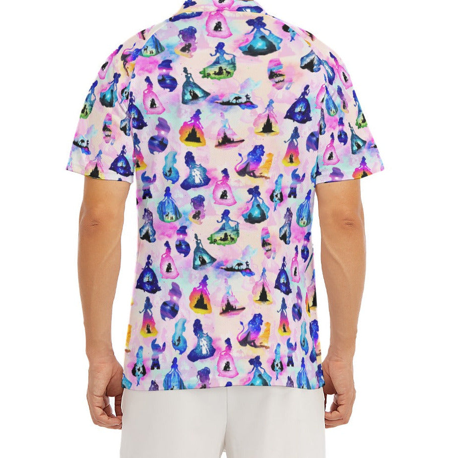 Princess And Classic Animation Silhouettes - Men's Polo Shirt