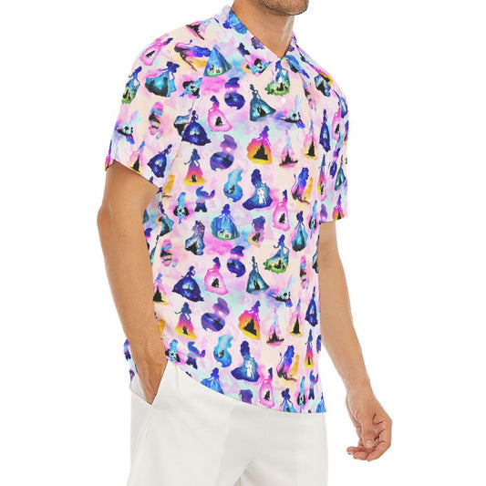 Princess And Classic Animation Silhouettes - Men's Polo Shirt