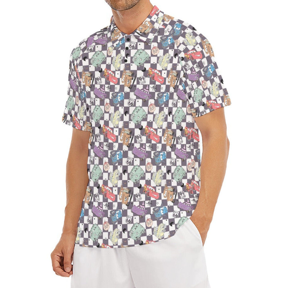 Halloween Racing Crew - Men's Polo Shirt