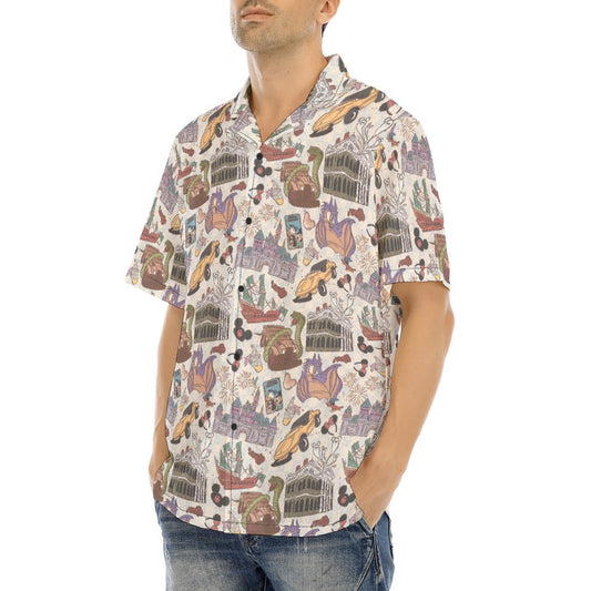 West Coast DLR - Men's Hawaiian Button Up Shirt