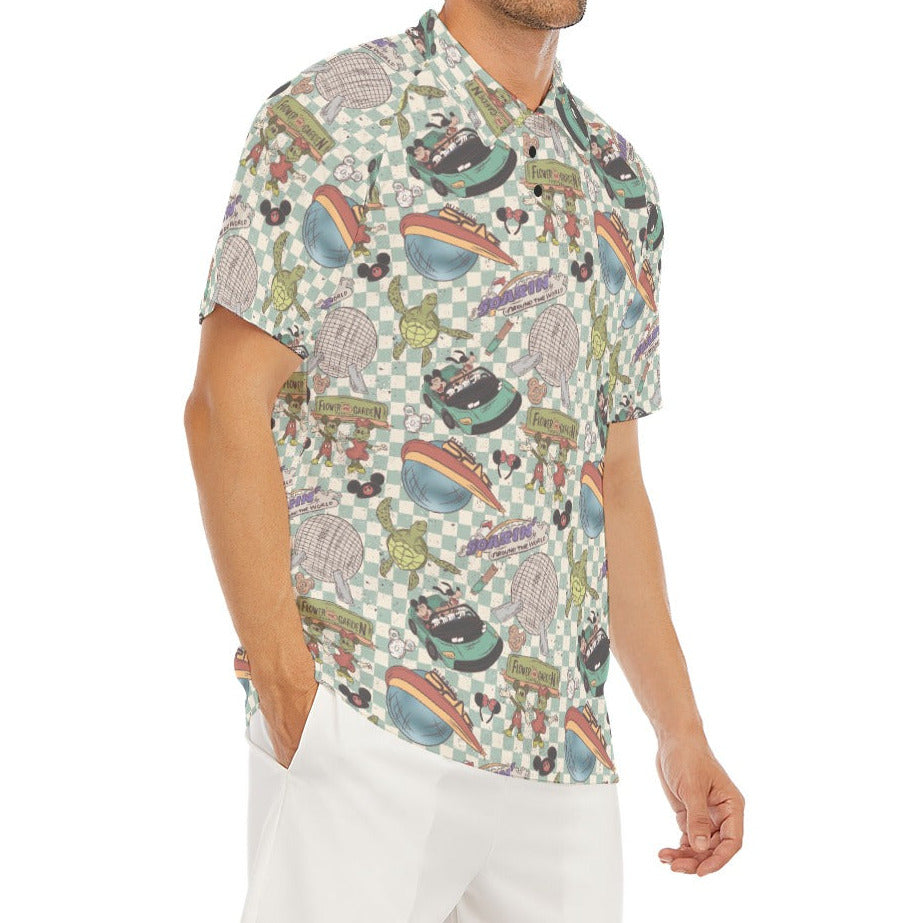 Hand Drawn EC - Men's Polo Shirt