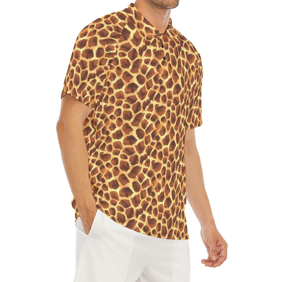 Animal Print - Giraffe - Men's Polo Shirt