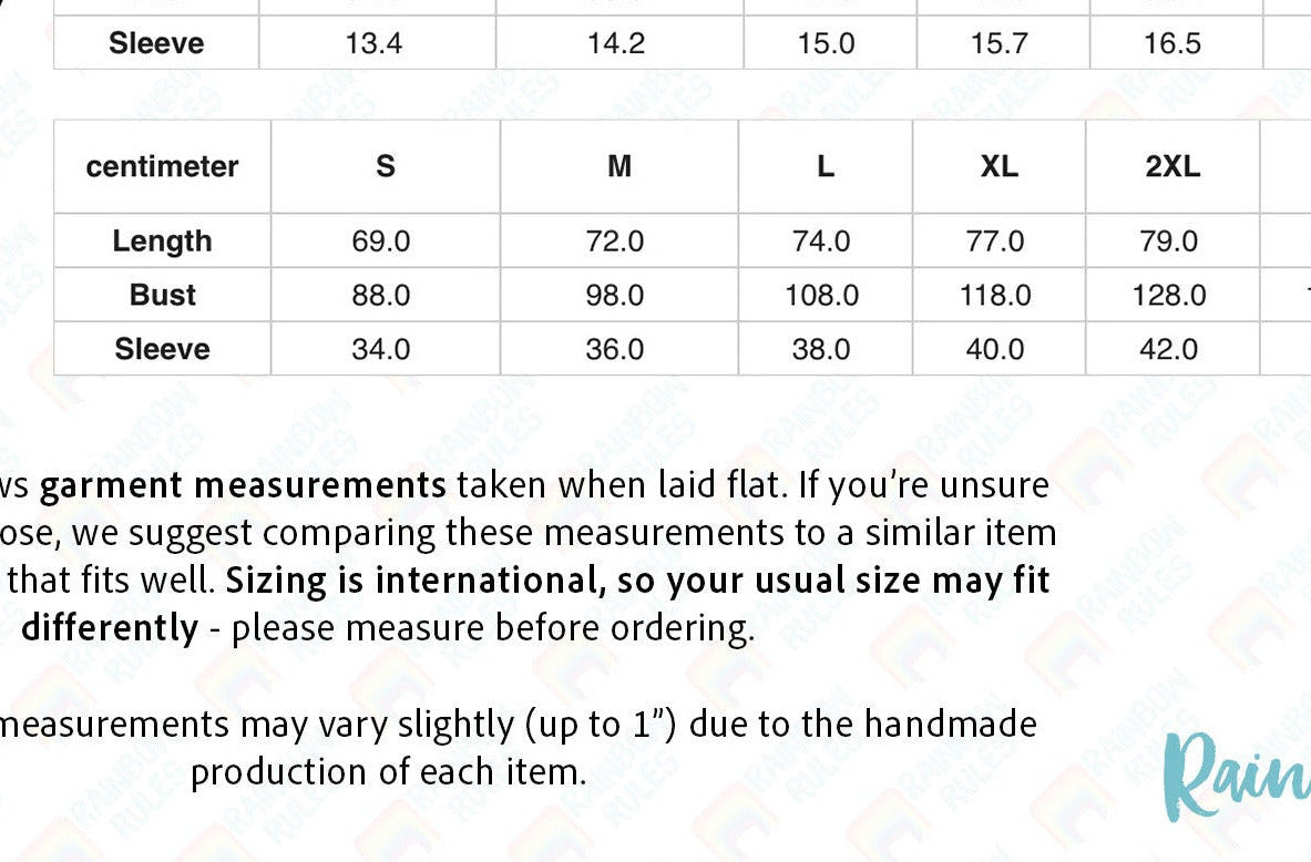 Men's Polo Shirt Size Chart