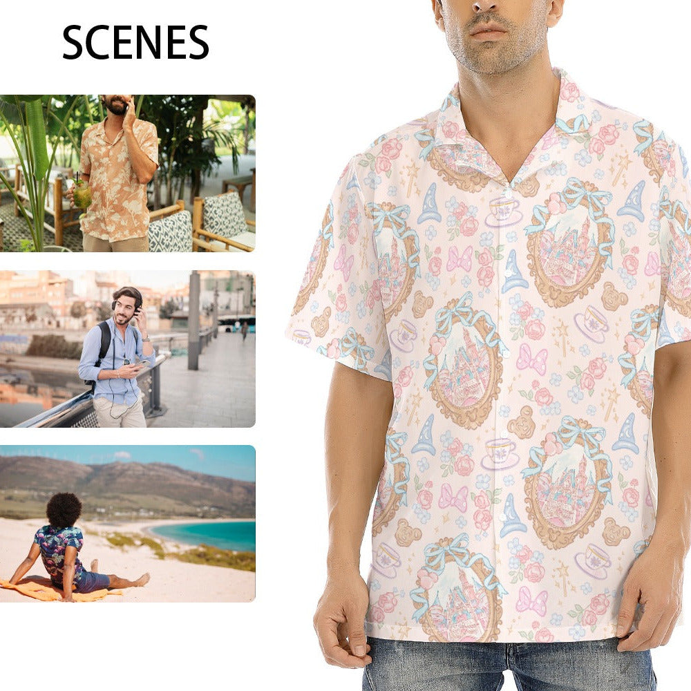 Coquette Park Daydream - Men's Hawaiian Button Up Shirt