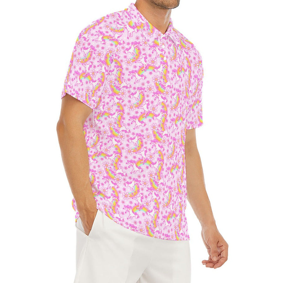 Unicorn Rainbows - Men's Polo Shirt