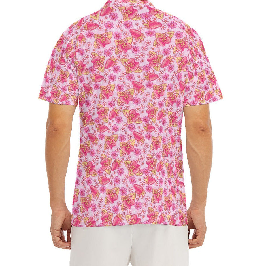 Summer Fruits - Strawberry - Men's Polo Shirt