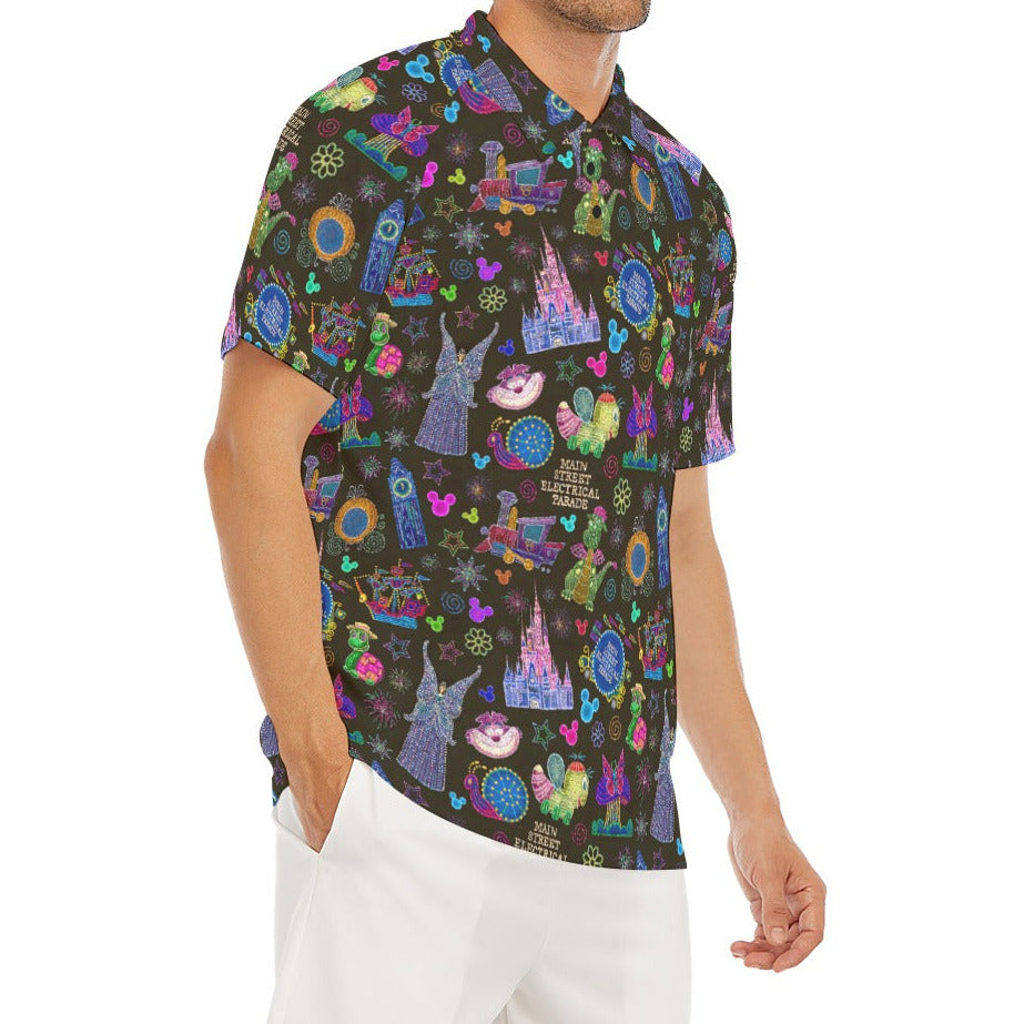 Main Street Neon Parade - Men's Polo Shirt