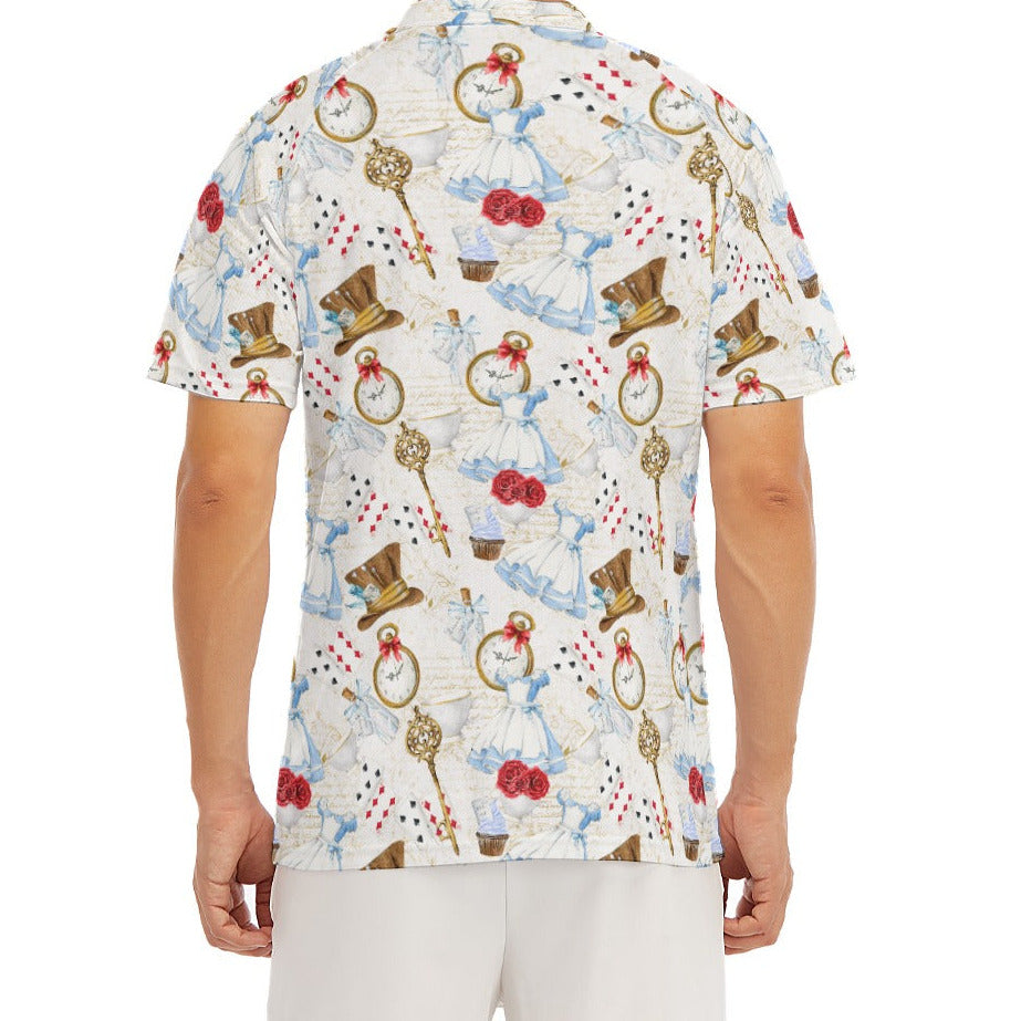 Curious Wonderland Icons - Men's Polo Shirt