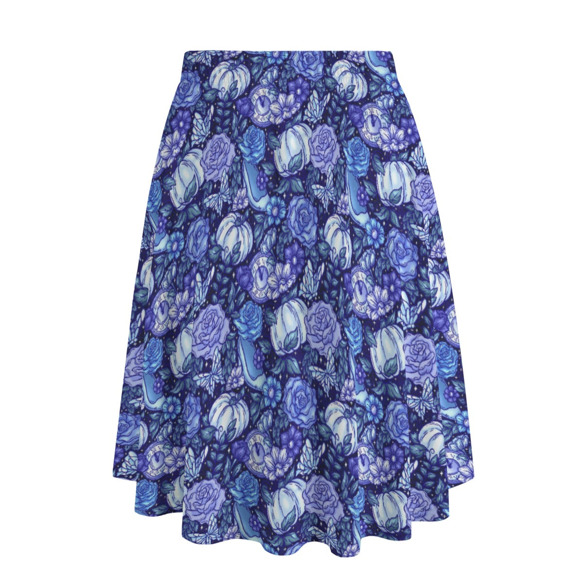 Fairytale Florals – Royal Ball - Women's Pocket Midi Skirt