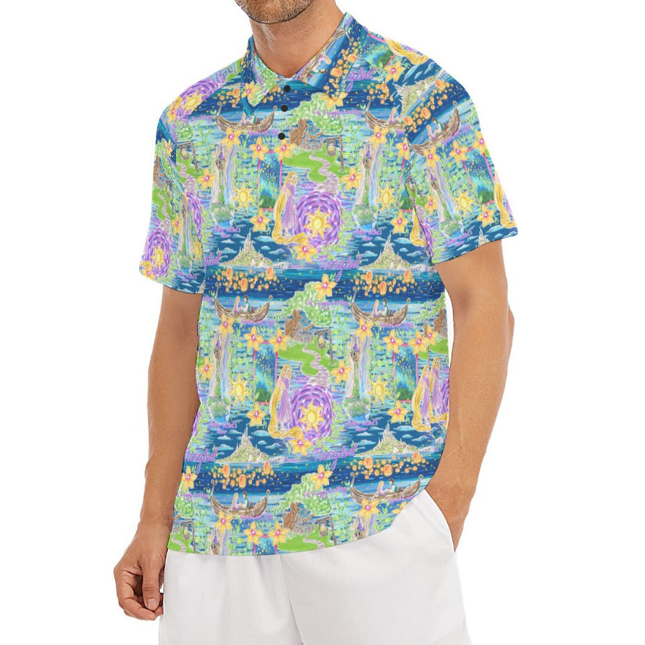 Lantern Festival Glow - Men's Polo Shirt