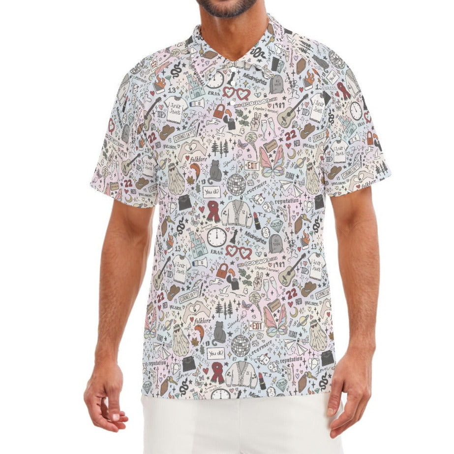 Every Era Collage - Men's Polo Shirt