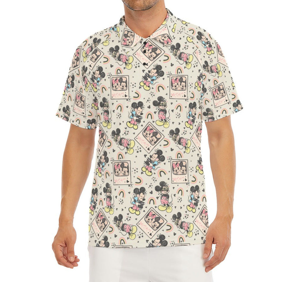 Retro Camera Mouse - Men's Polo Shirt