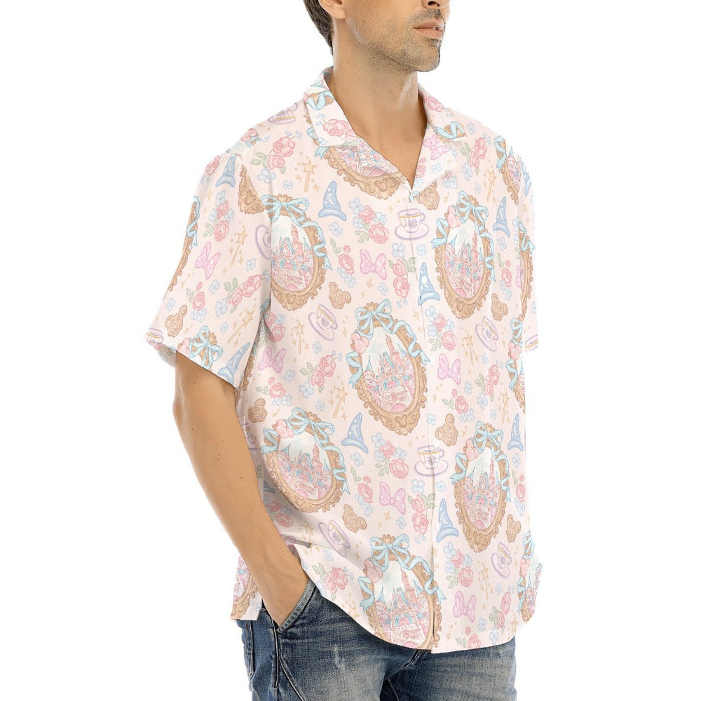 Coquette Park Daydream - Men's Hawaiian Button Up Shirt
