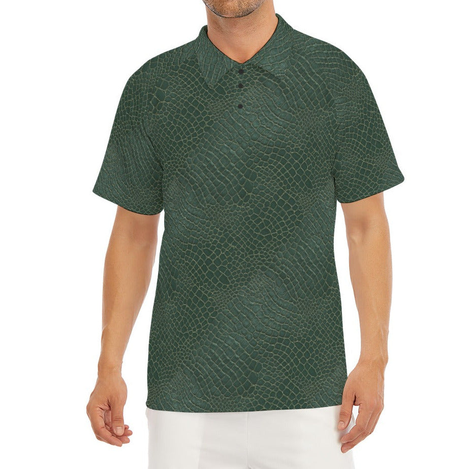 Animal Print - Alligator - Men's Polo Shirt