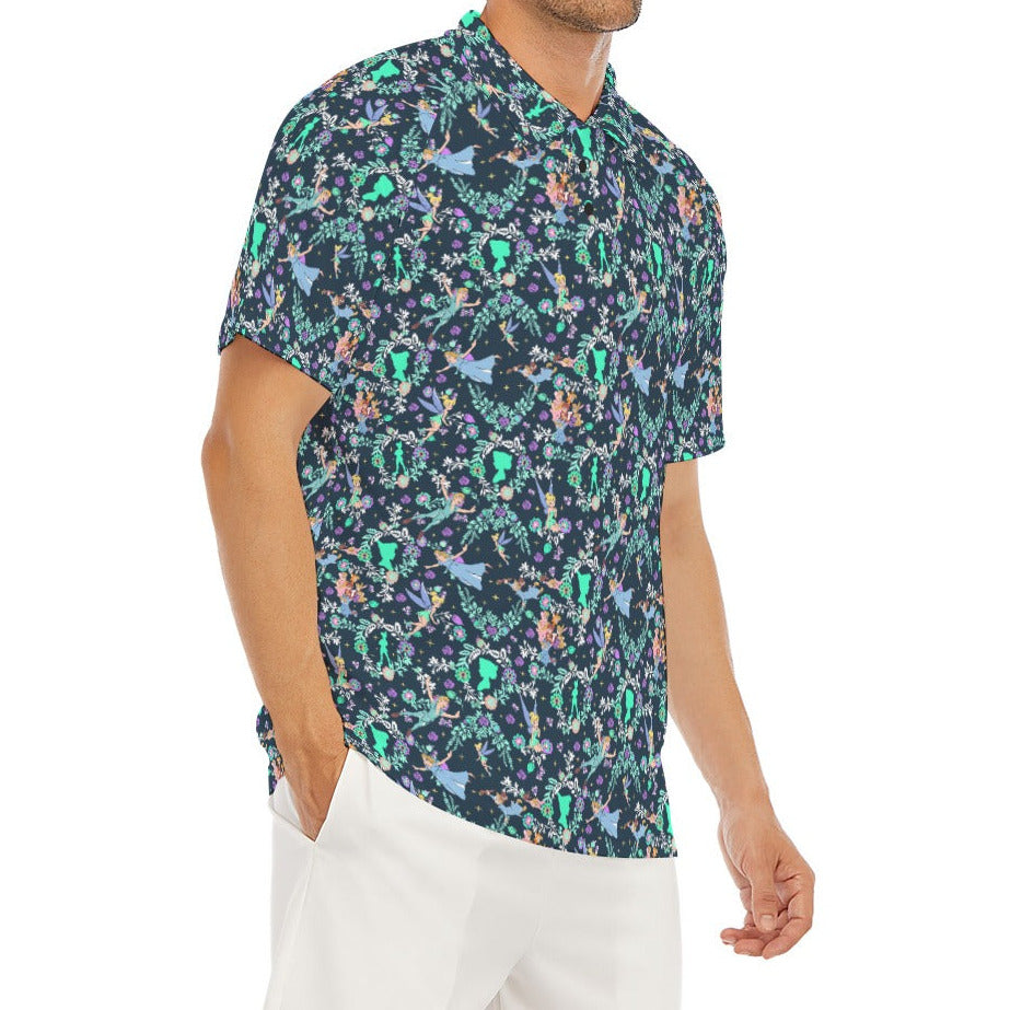 Garden Whimsy - Neverland Flight - Men's Polo Shirt