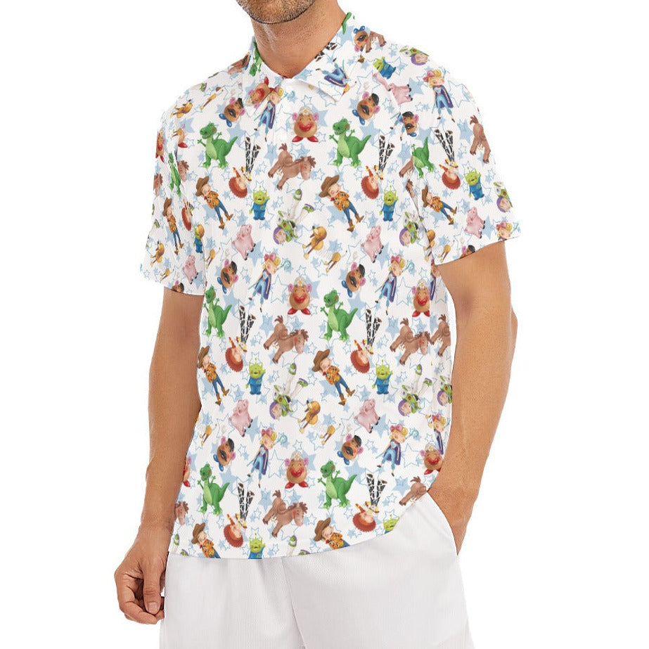 Playful Toy Friends - Men's Polo Shirt