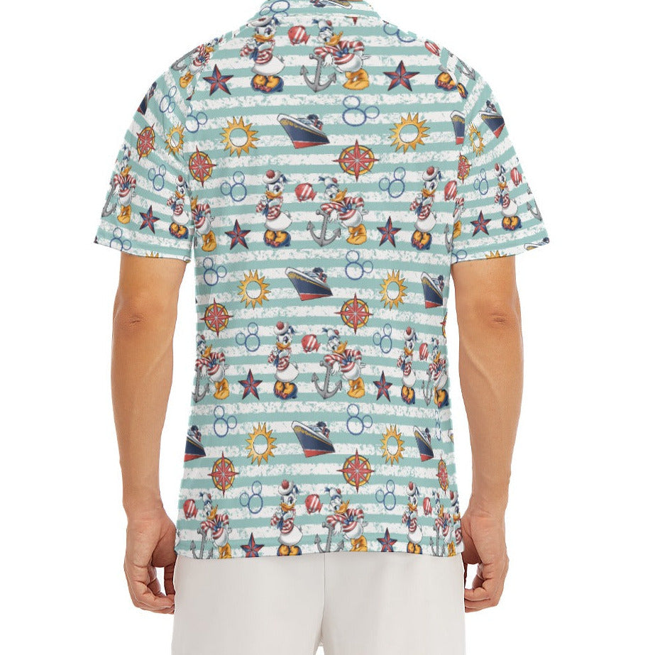 Sailor Duo on Deck - Men's Polo Shirt