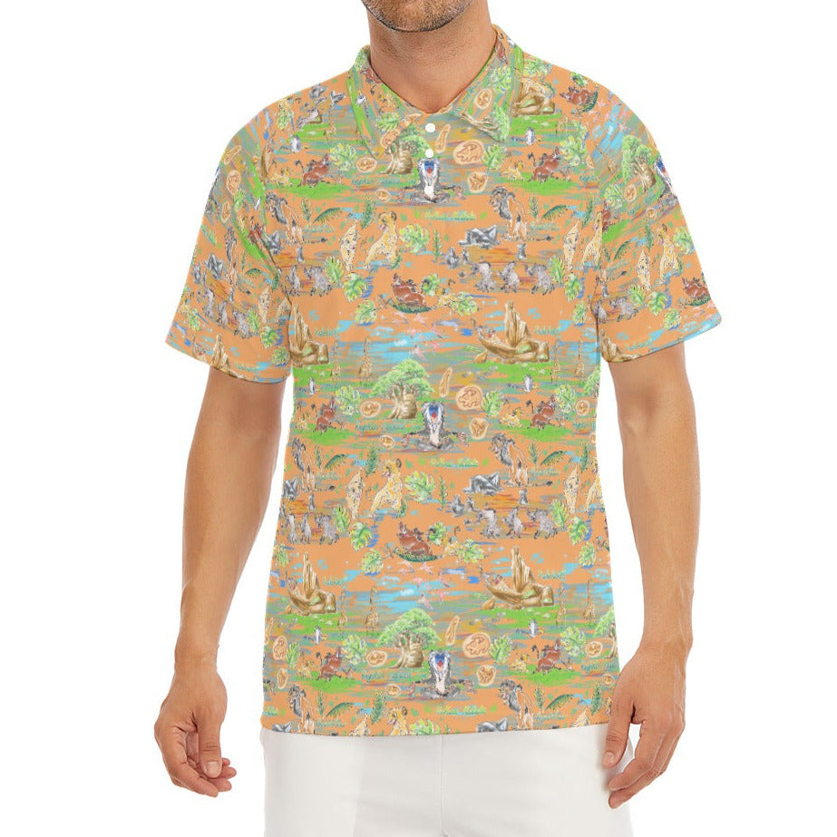 Savanna Sunset Stories - Men's Polo Shirt