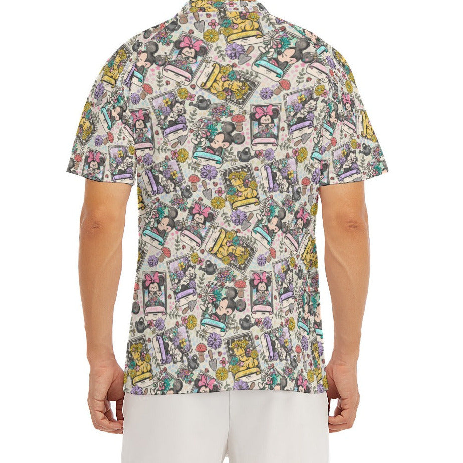 Garden Helpers Seed Packets - Men's Polo Shirt