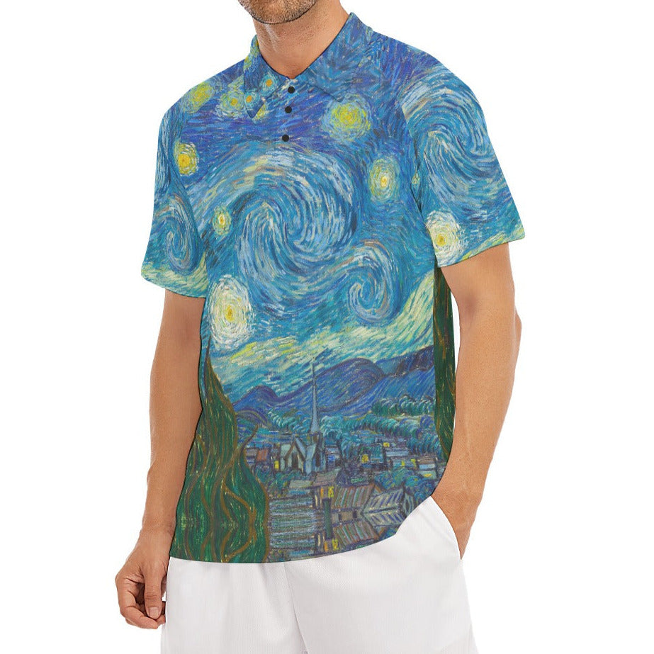 Van Gogh Starry Night - Men's Polo Shirt