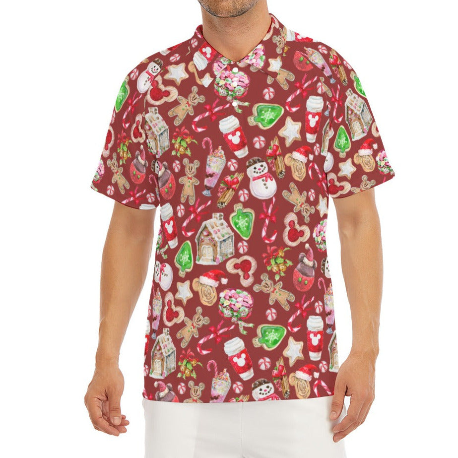 Christmas Snack Goals - Men's Polo Shirt