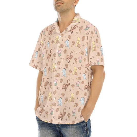 Honey Pot Daydreams - Men's Hawaiian Button Up Shirt