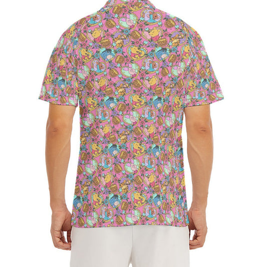Tattoo Hearts Woodland Friends - Men's Polo Shirt