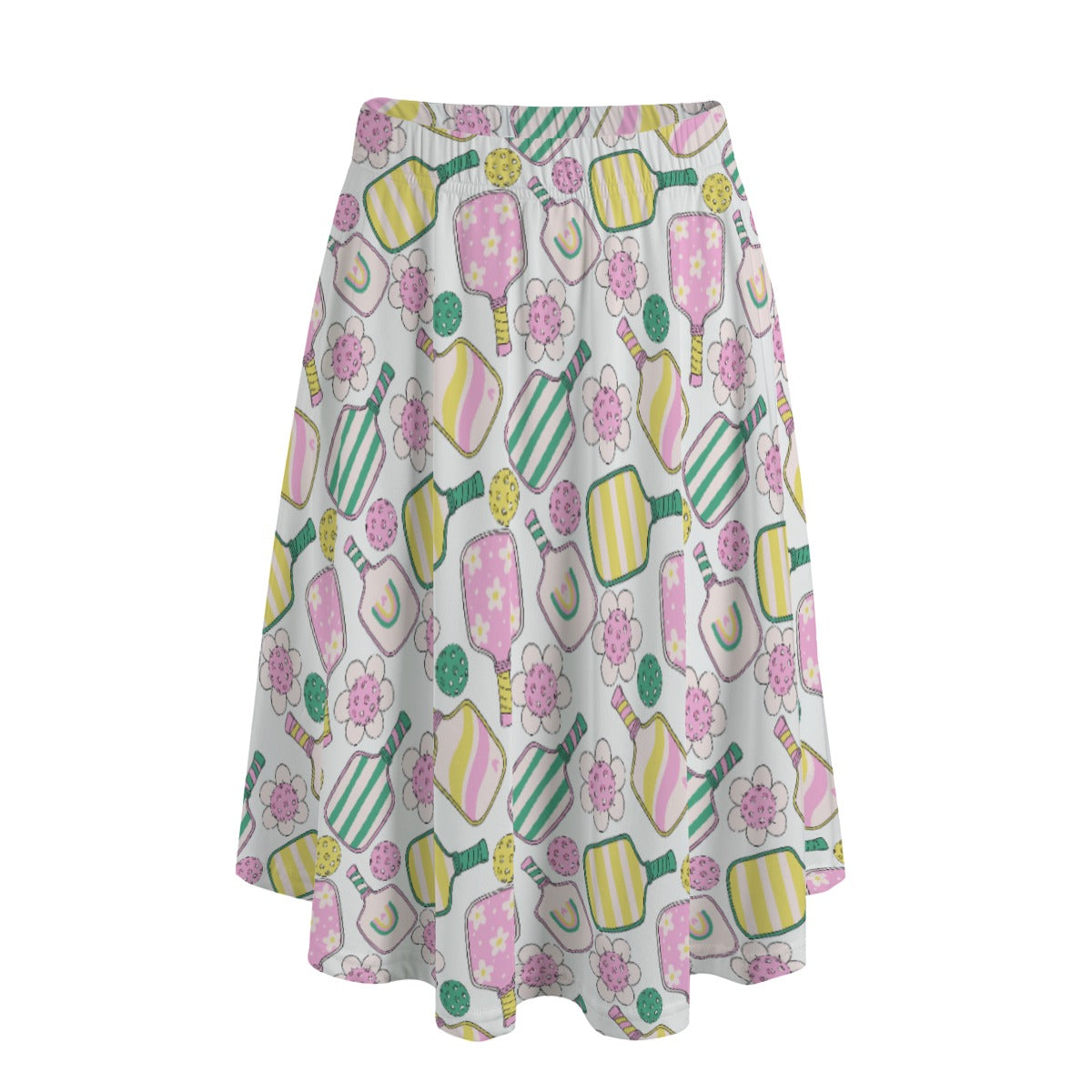 Pretty Pickleball Paddles - Women's Pocket Midi Skirt