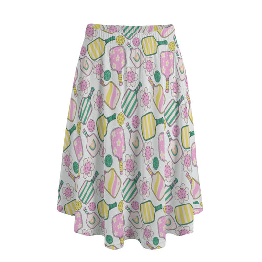 Pretty Pickleball Paddles - Women's Pocket Midi Skirt