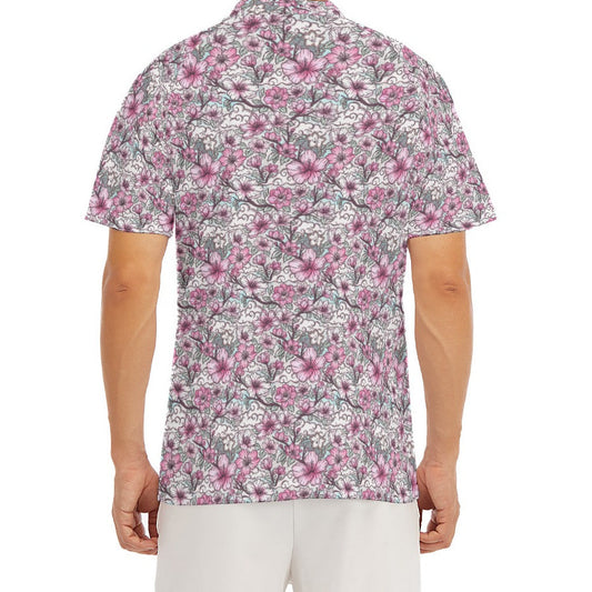 Fairytale Florals – Blossoms of Honor - Men's Polo Shirt