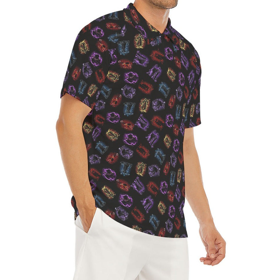 Villain Silhouettes Sparkle - Men's Polo Shirt