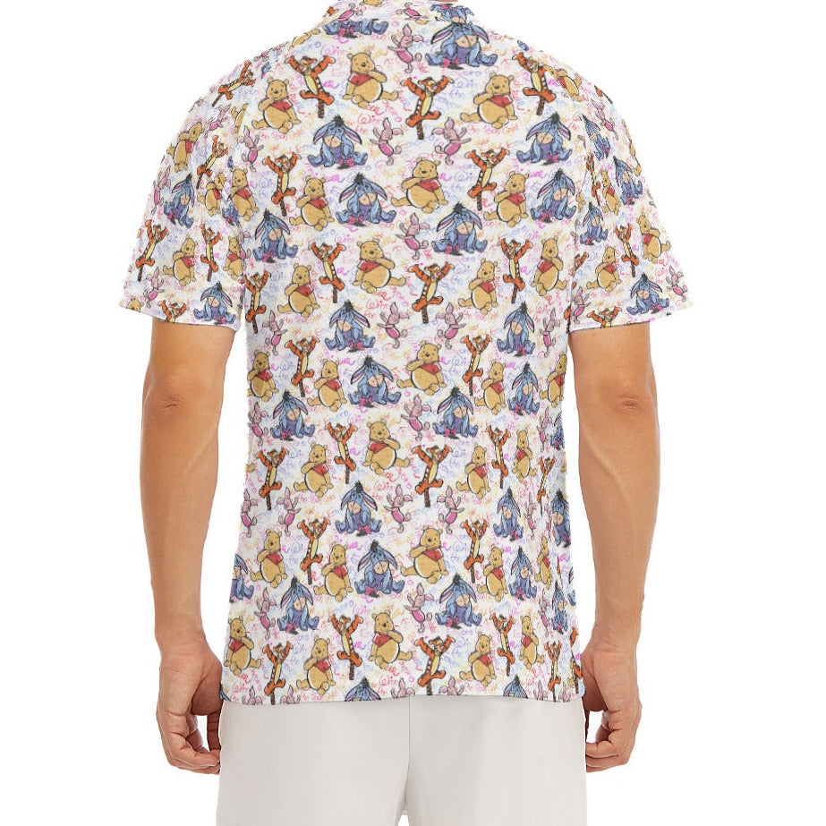 Beloved Forest Friends Sketch Autographs - Men's Polo Shirt