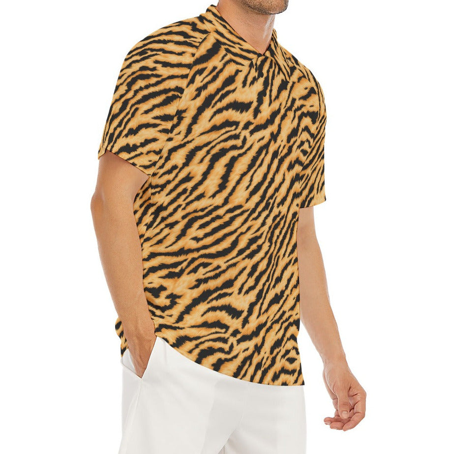 Animal Print - Tiger - Men's Polo Shirt