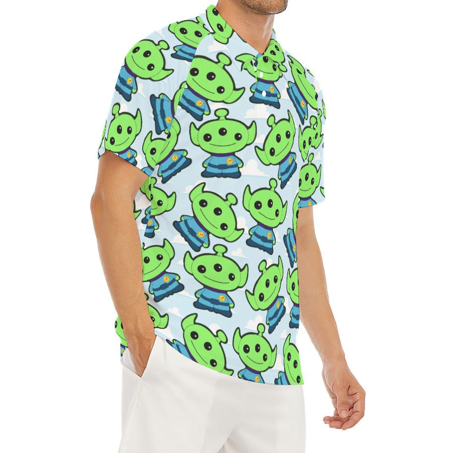 Little Green Space Aliens - Men's Polo Shirt