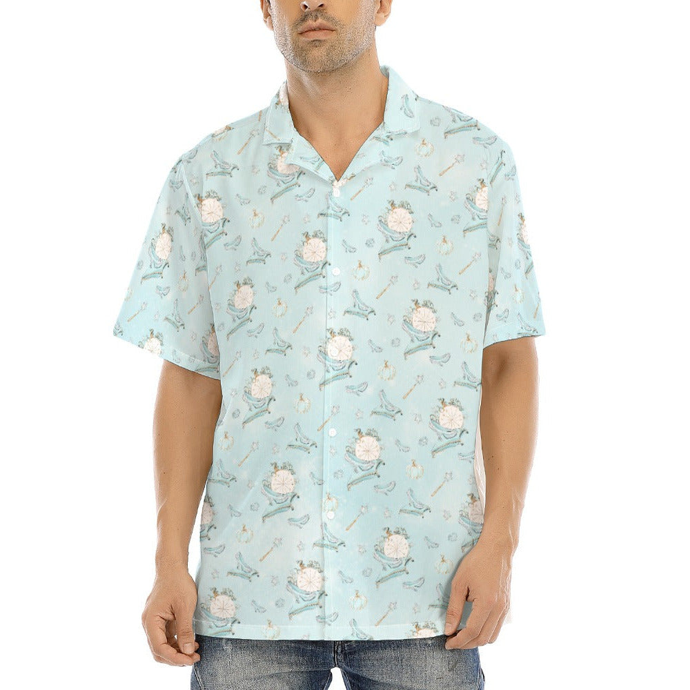 Enchanted Glass Slipper - Men's Hawaiian Button Up Shirt