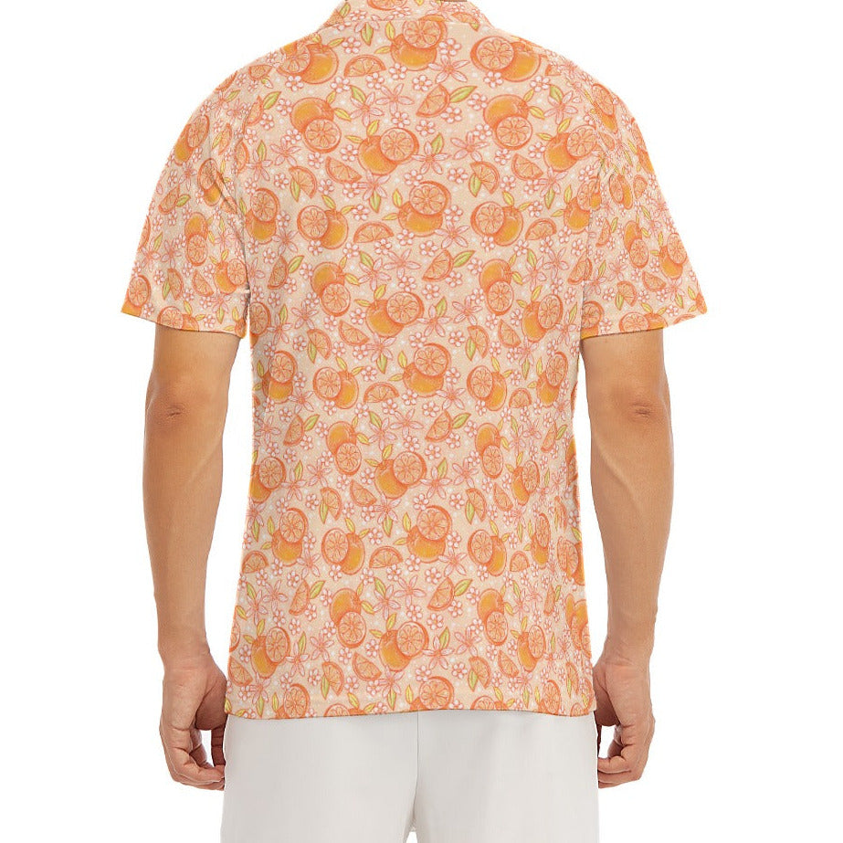 Summer Fruits - Oranges - Men's Polo Shirt
