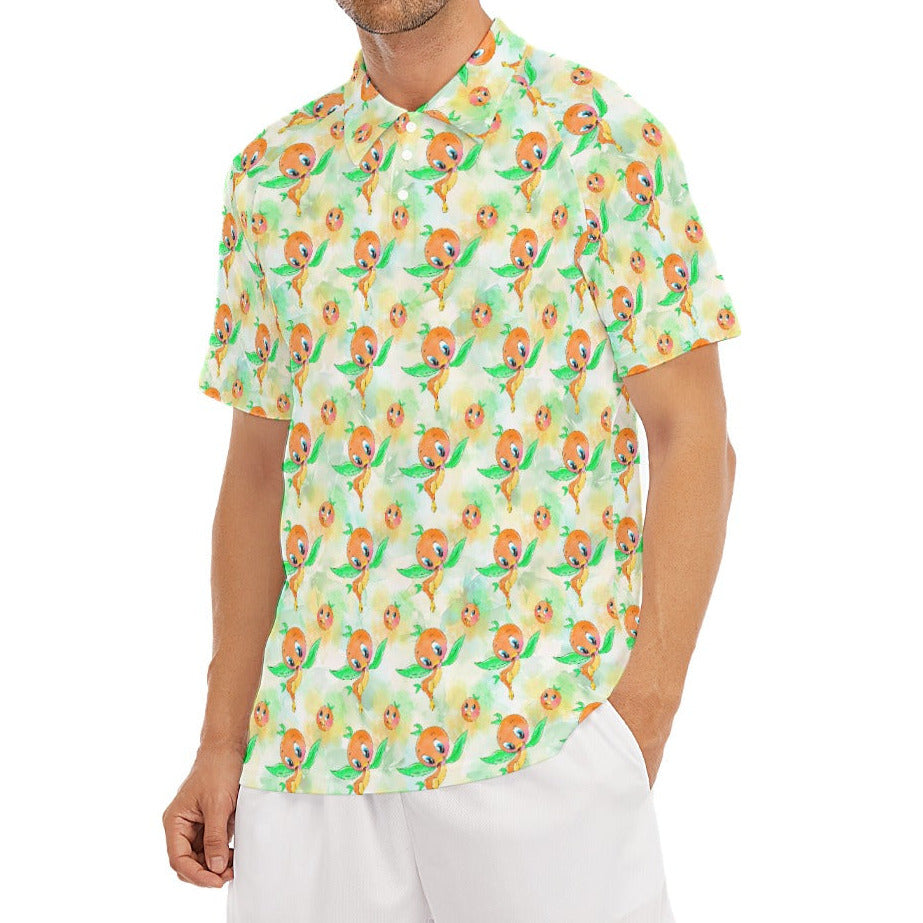 Sunny Citrus Thoughts - Men's Polo Shirt