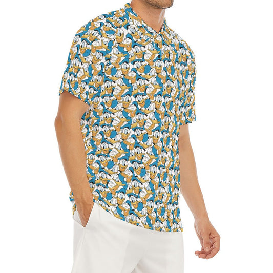 Many Faces of Feisty Duck - Men's Polo Shirt