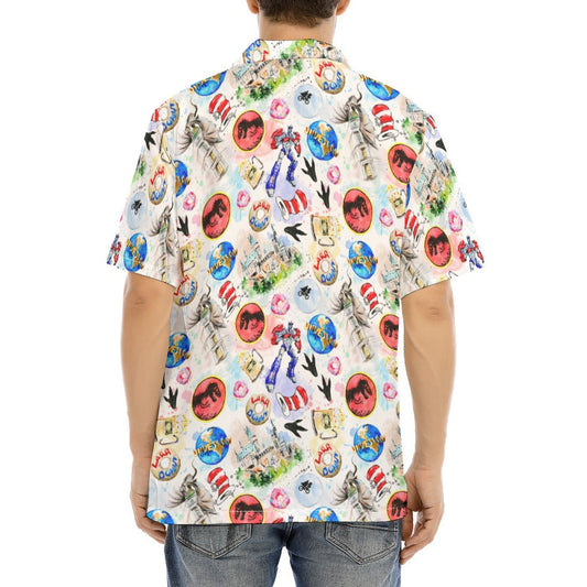 A Universal Adventure - Men's Hawaiian Button Up Shirt