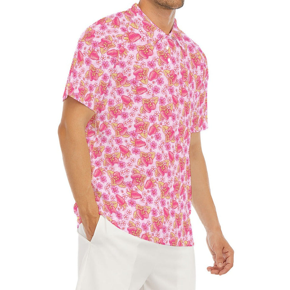 Summer Fruits - Strawberry - Men's Polo Shirt