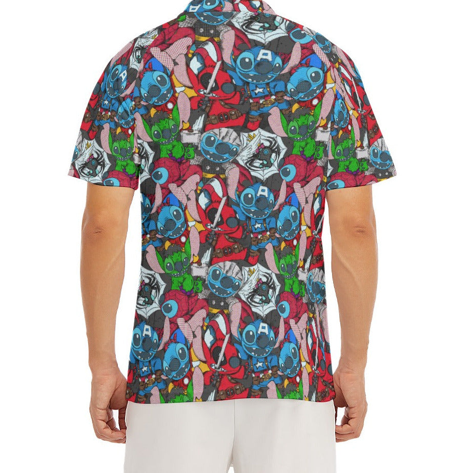 Superhero Stitch - Heroes Assembled - Men's Polo Shirt