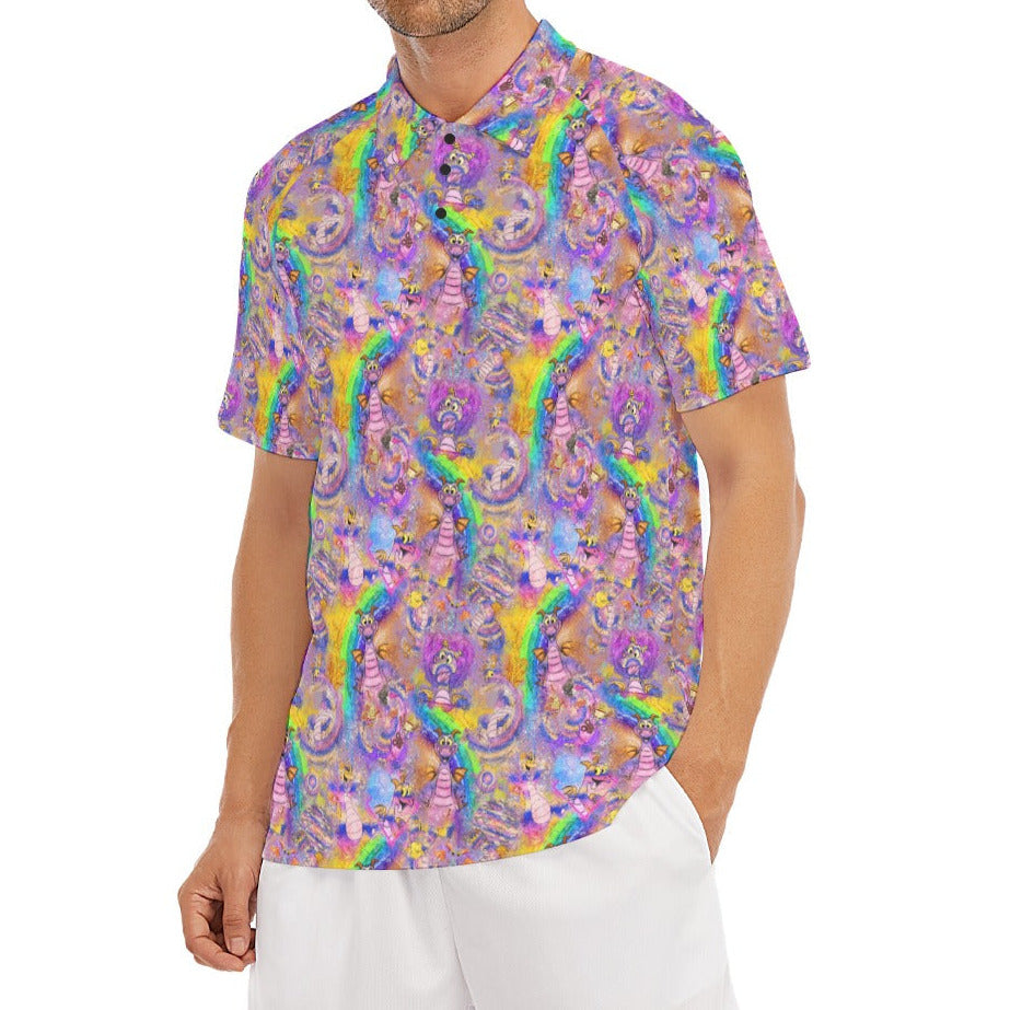 Figment Watercolor Rainbow - Men's Polo Shirt