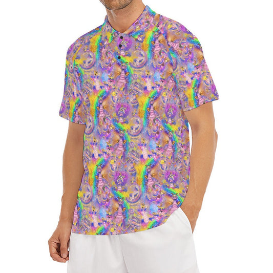 Figment Watercolor Rainbow - Men's Polo Shirt