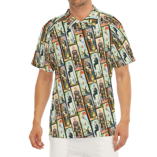 Stretch Room Portraits - Men's Polo Shirt