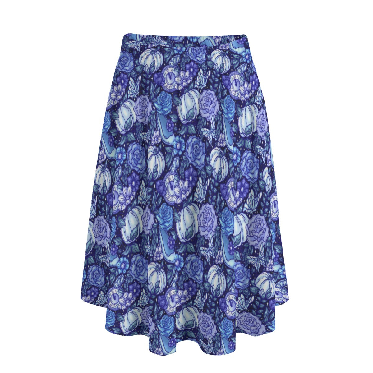Fairytale Florals – Royal Ball - Women's Pocket Midi Skirt