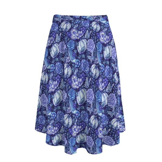 Fairytale Florals – Royal Ball - Women's Pocket Midi Skirt