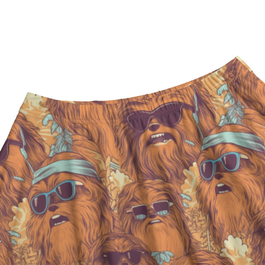 Retro Furry Friend Summer Vibes - Women's Pocket Midi Skirt