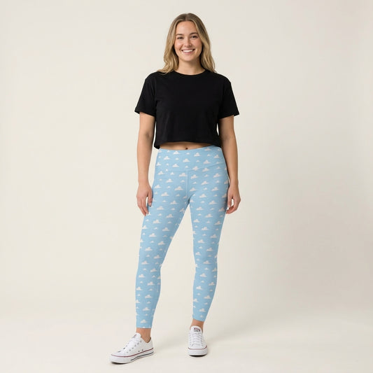 Andy’s Room Clouds - Women's Yoga Leggings