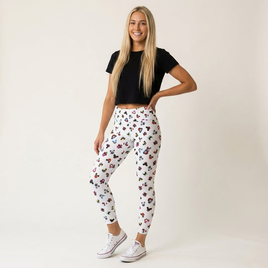 Wicked Mouse Ears - Women's Yoga Leggings